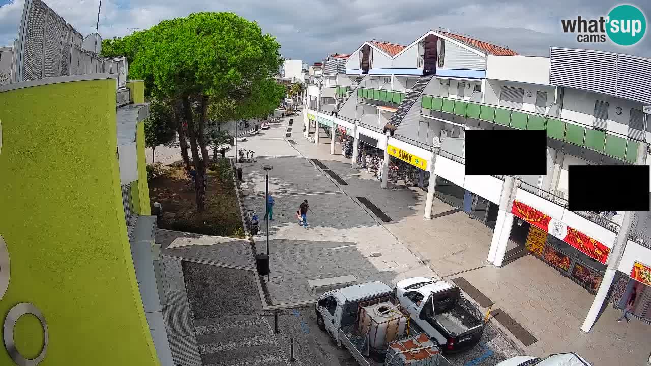 Web kamera Bibione – Trgovačka ulica uživo