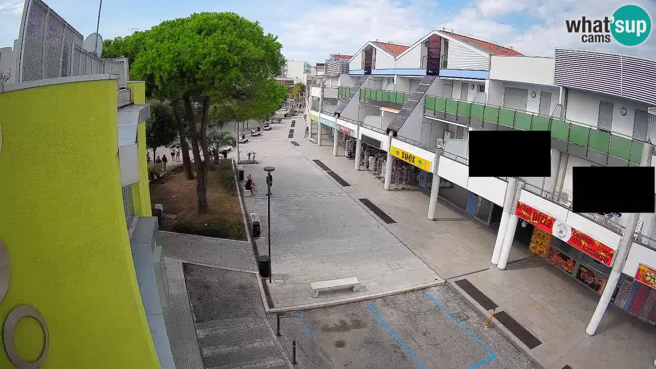 Webcam Rue Commerçante de Bibione – Vue en direct