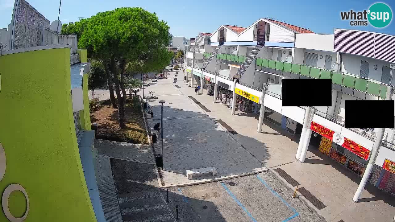 Webcam Via dello Shopping Bibione – Diretta Live
