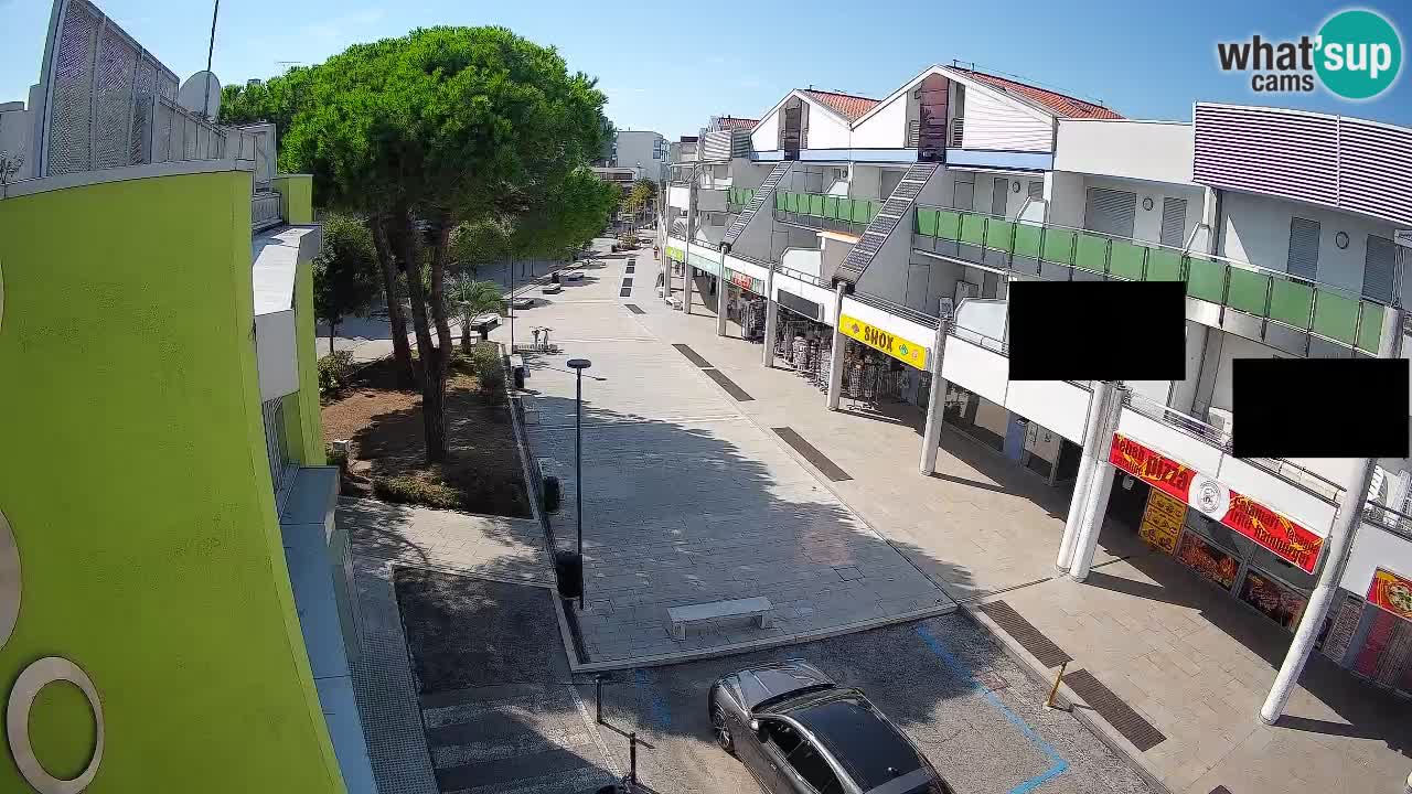 Webcam Rue Commerçante de Bibione – Vue en direct