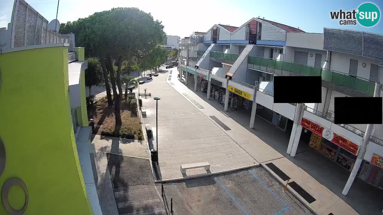 Webcam Bibione Einkaufsstraße – Liveblick