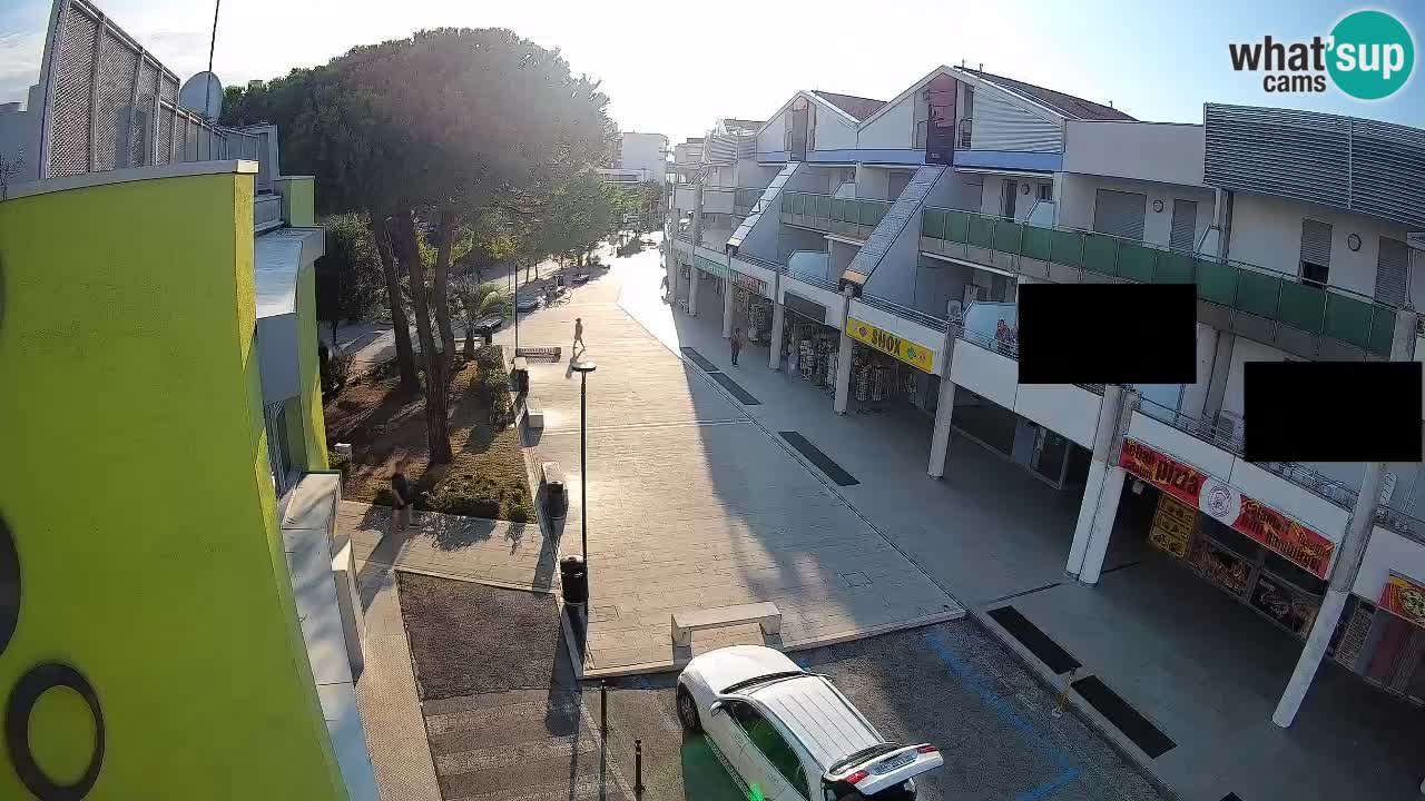 Webcam Bibione Einkaufsstraße – Liveblick