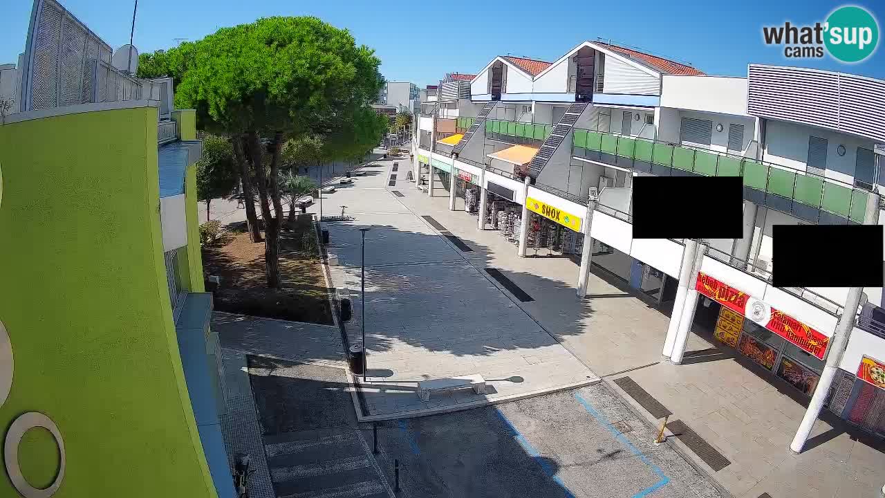 Webcam Bibione Einkaufsstraße – Liveblick