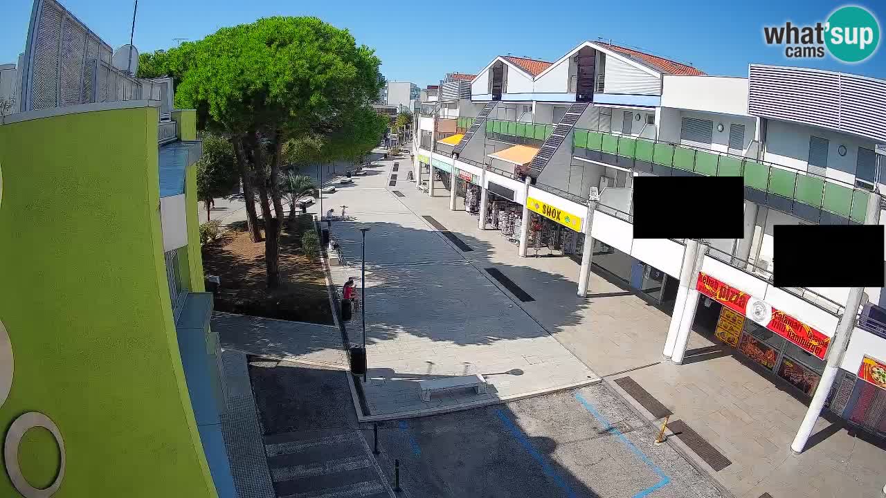 Webcam Bibione Einkaufsstraße – Liveblick