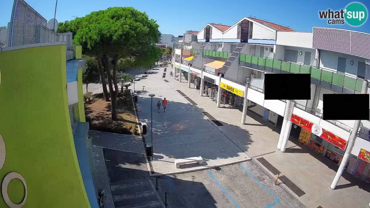 Webcam Bibione Einkaufsstraße – Liveblick