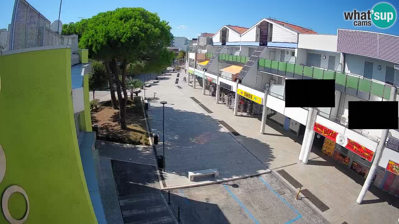 Webcam Rue Commerçante de Bibione – Vue en direct
