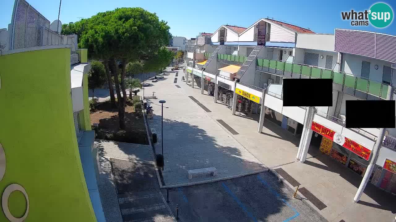 Webcam Rue Commerçante de Bibione – Vue en direct