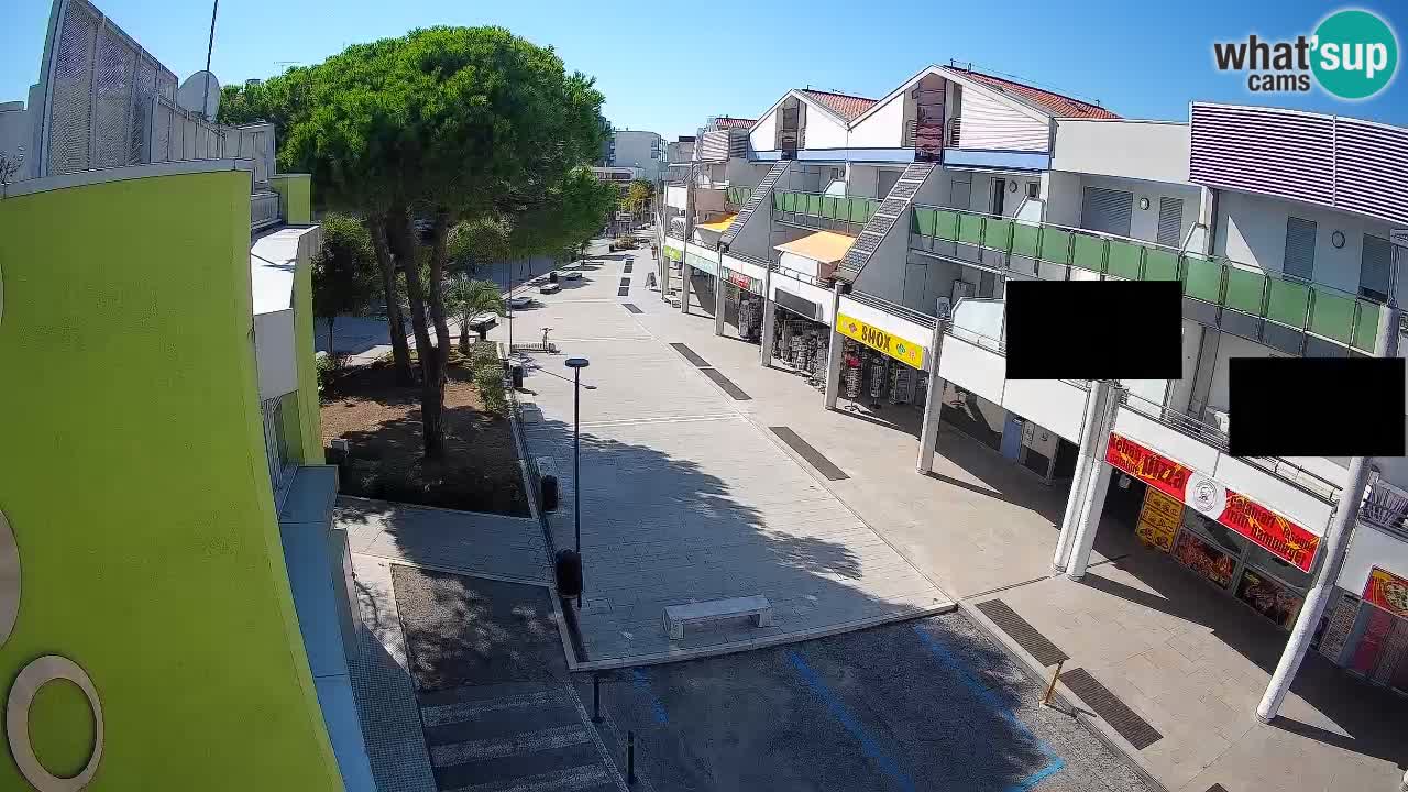 Web kamera Bibione – Trgovačka ulica uživo