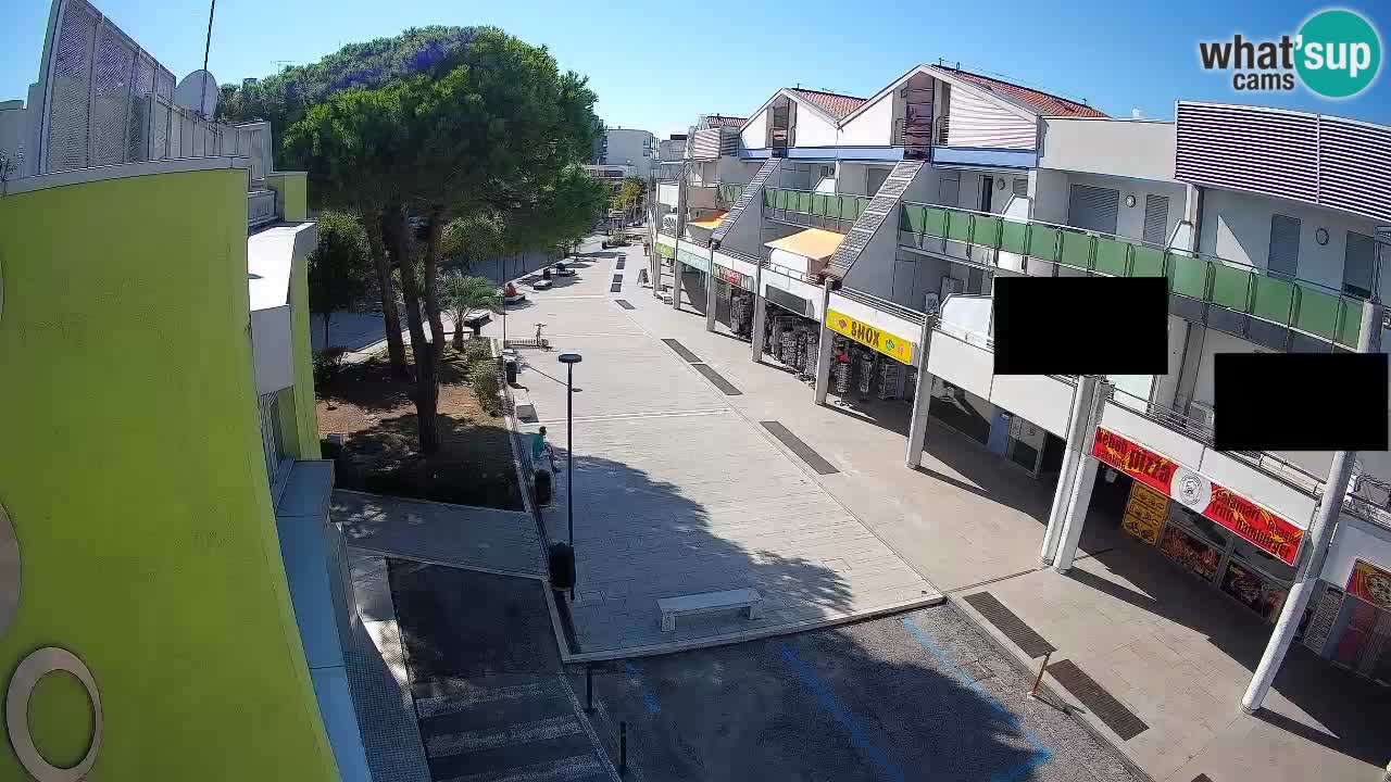 Webcam Bibione Einkaufsstraße – Liveblick