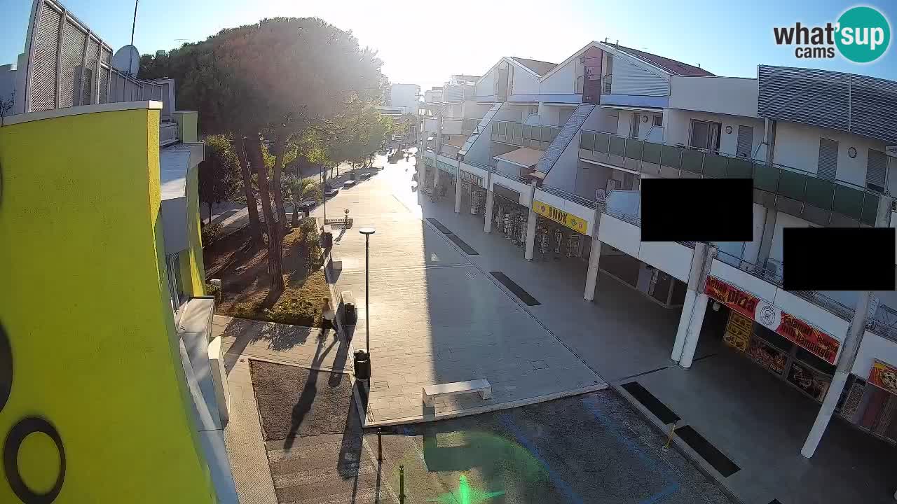 Webcam Calle Comercial de Bibione – En Directo