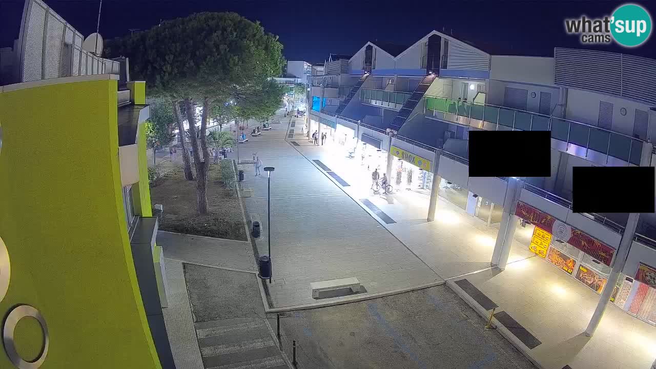 Web kamera Bibione – Trgovačka ulica uživo