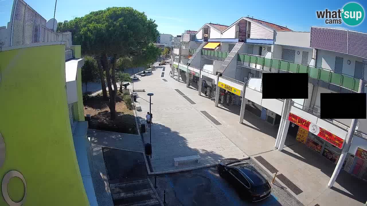 Webcam Bibione Einkaufsstraße – Liveblick