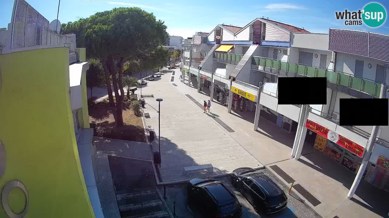 Webcam Rue Commerçante de Bibione – Vue en direct