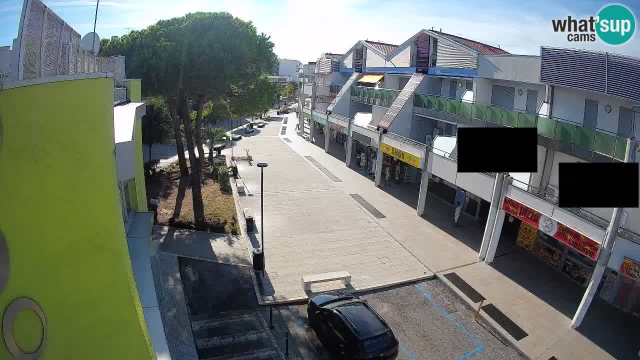 Webcam Bibione Einkaufsstraße – Liveblick