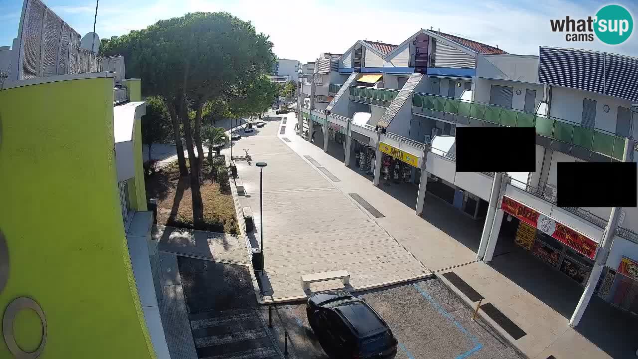 Web kamera Bibione – Trgovačka ulica uživo