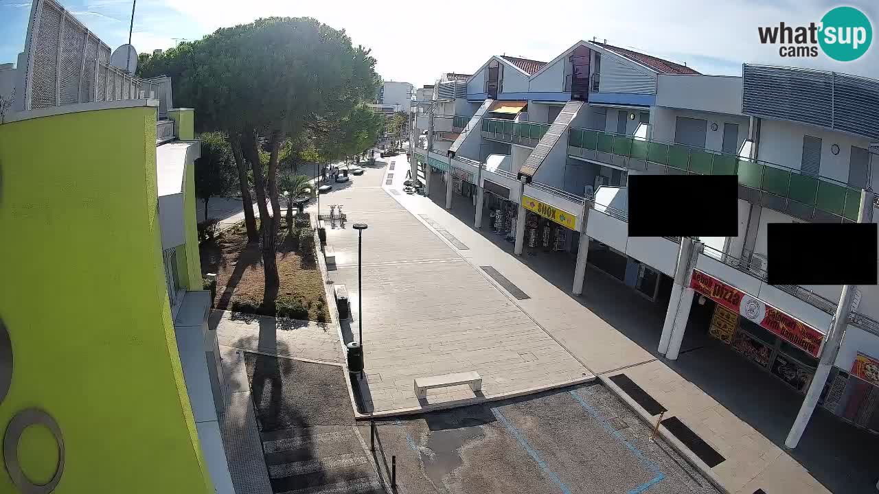 Webcam Bibione Einkaufsstraße – Liveblick