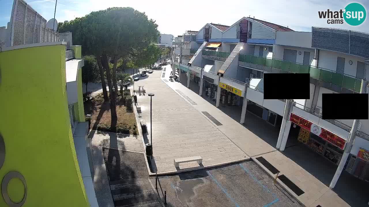 Webcam Bibione Einkaufsstraße – Liveblick