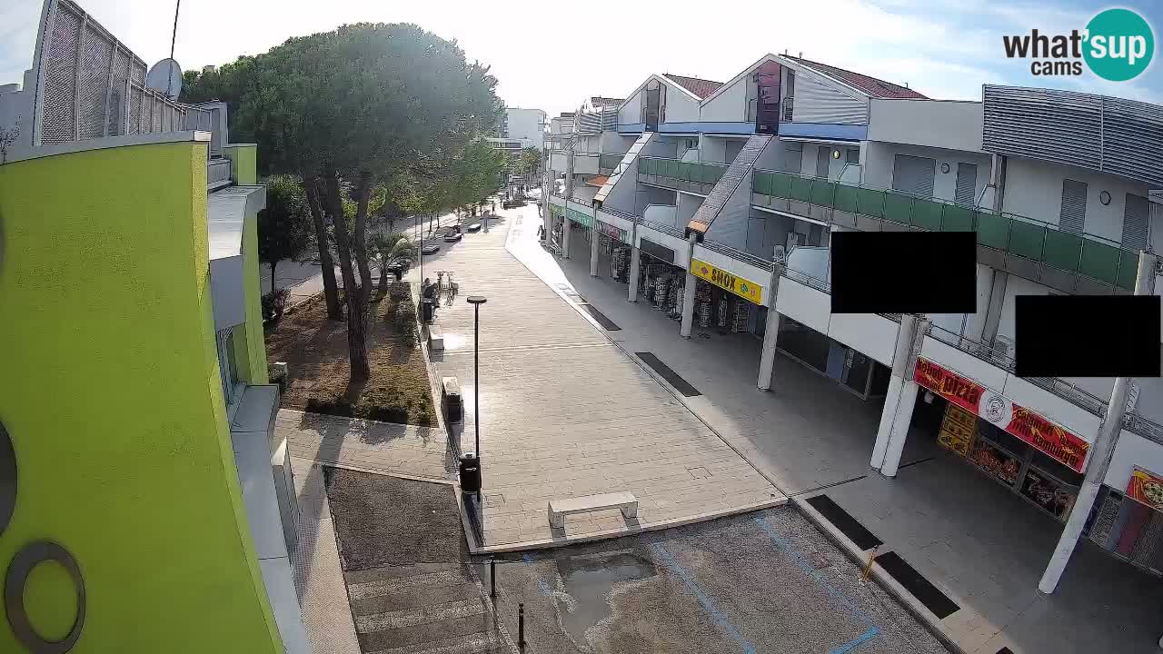 Webcam Bibione Einkaufsstraße – Liveblick