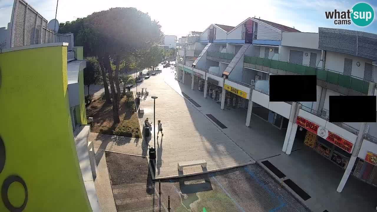 Webcam Bibione Einkaufsstraße – Liveblick