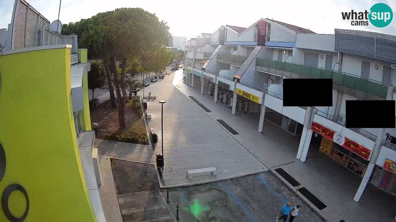 Webcam Bibione Einkaufsstraße – Liveblick