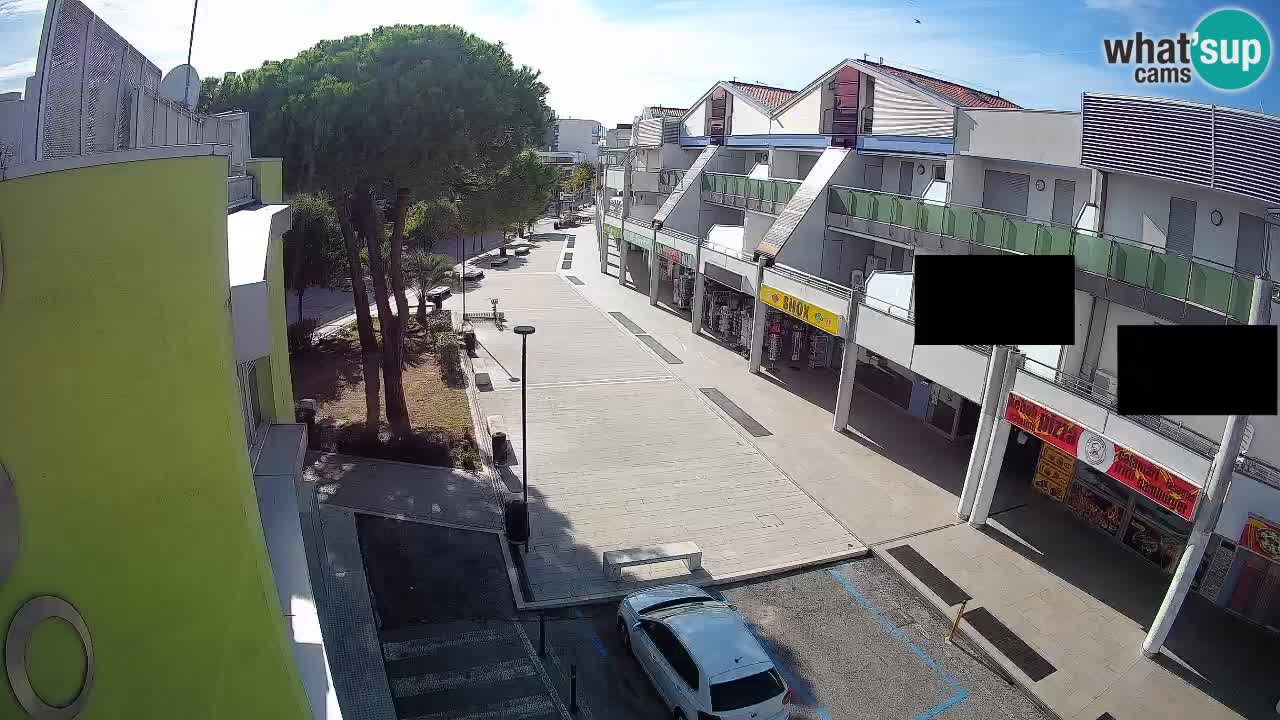 Webcam Bibione Einkaufsstraße – Liveblick