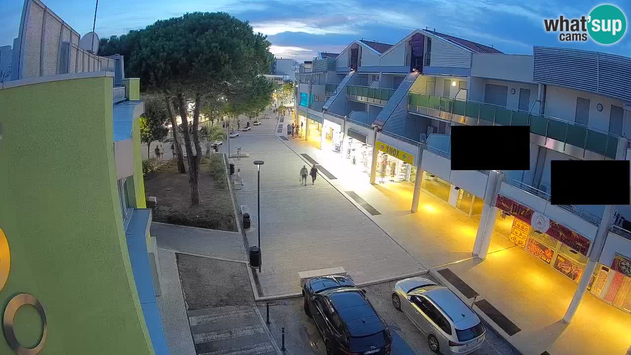 Webcam Bibione Einkaufsstraße – Liveblick