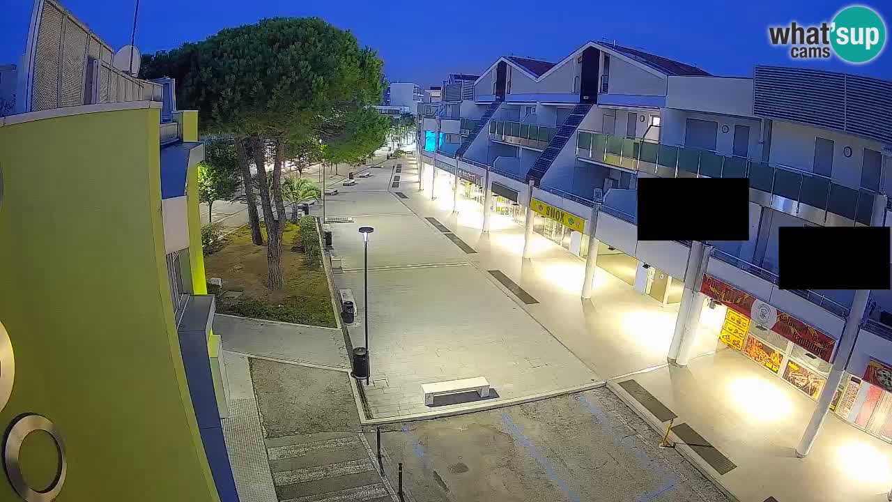 Webcam Rue Commerçante de Bibione – Vue en direct