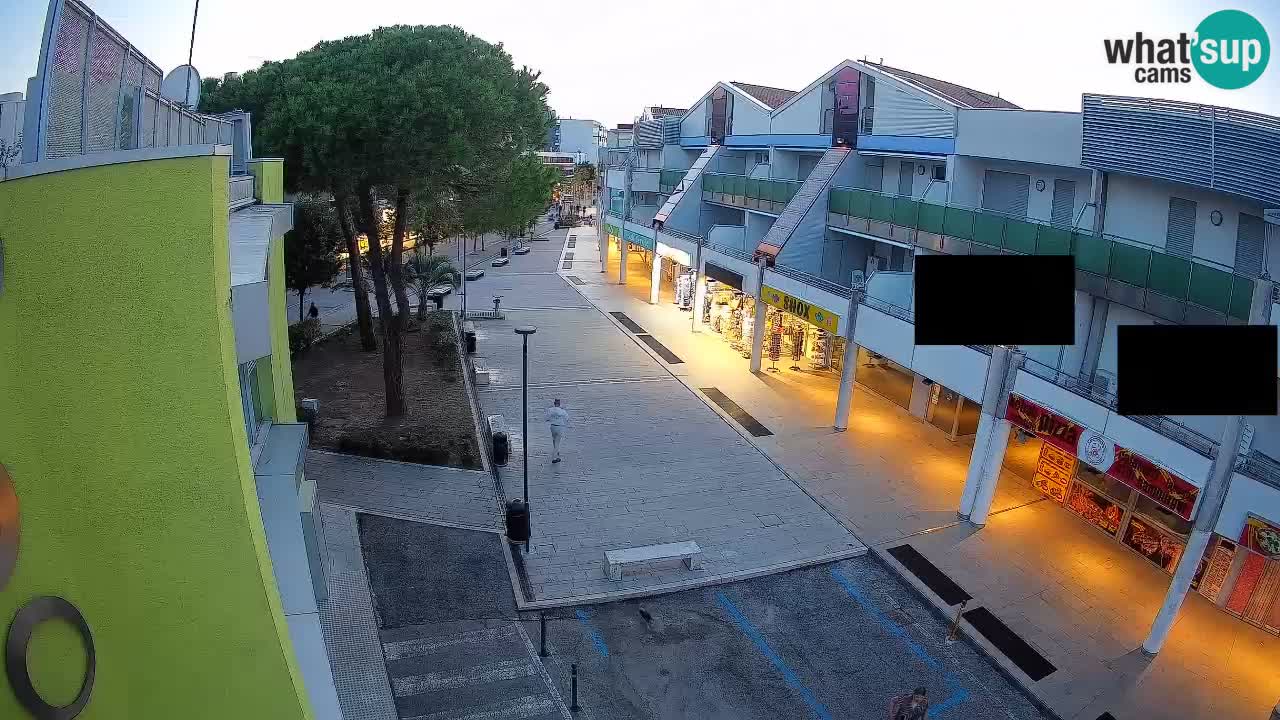 Webcam Bibione Einkaufsstraße – Liveblick