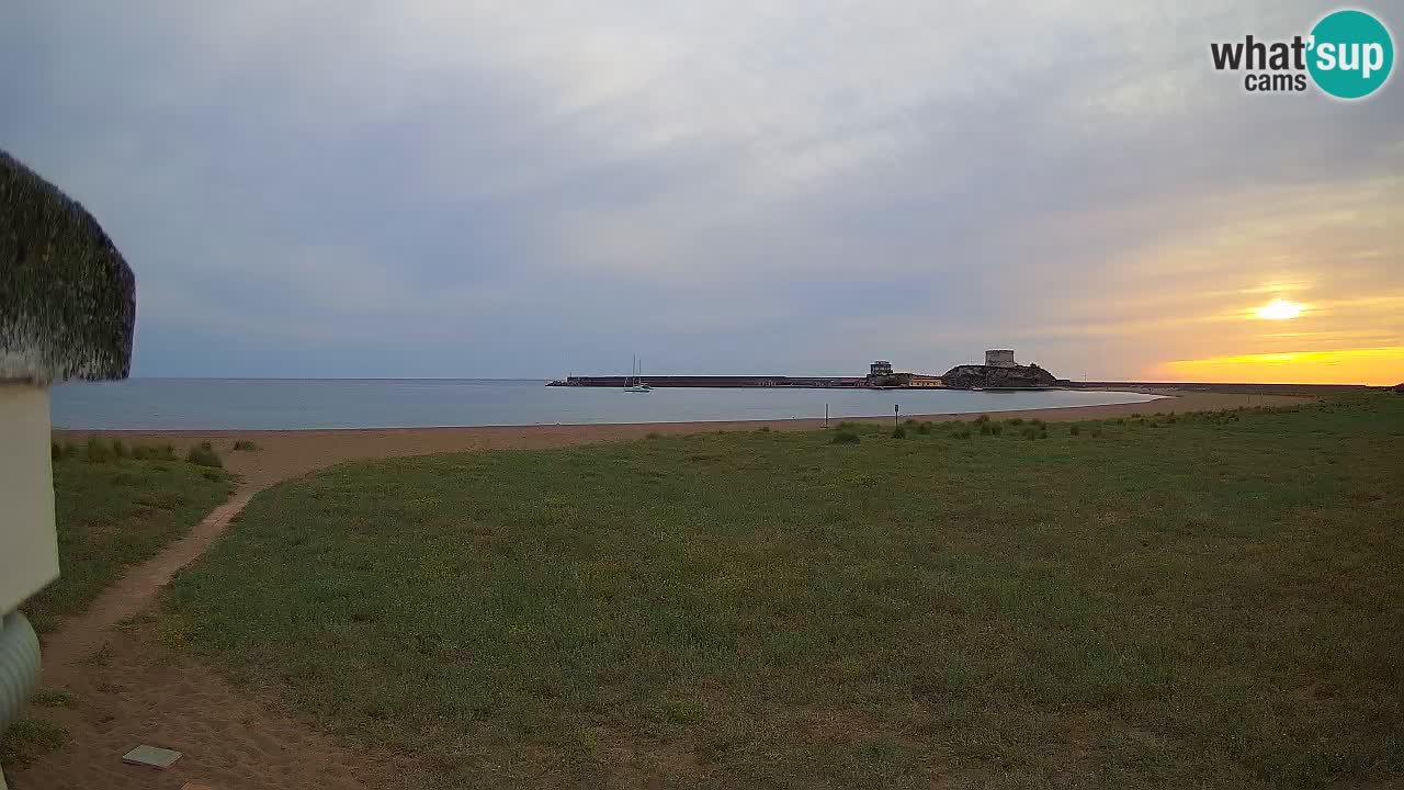 Spletna kamera Bosa Marina – Sardinija – Italija