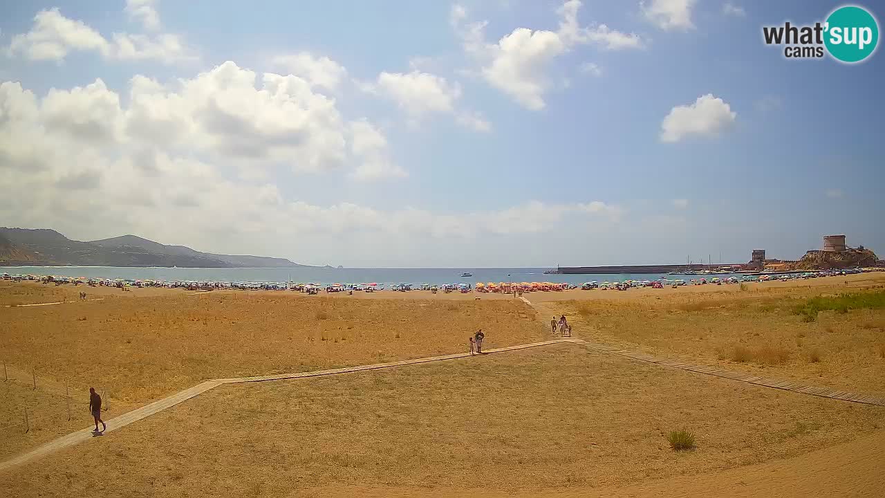 Spletna kamera Bosa Marina – Sardinija – Italija
