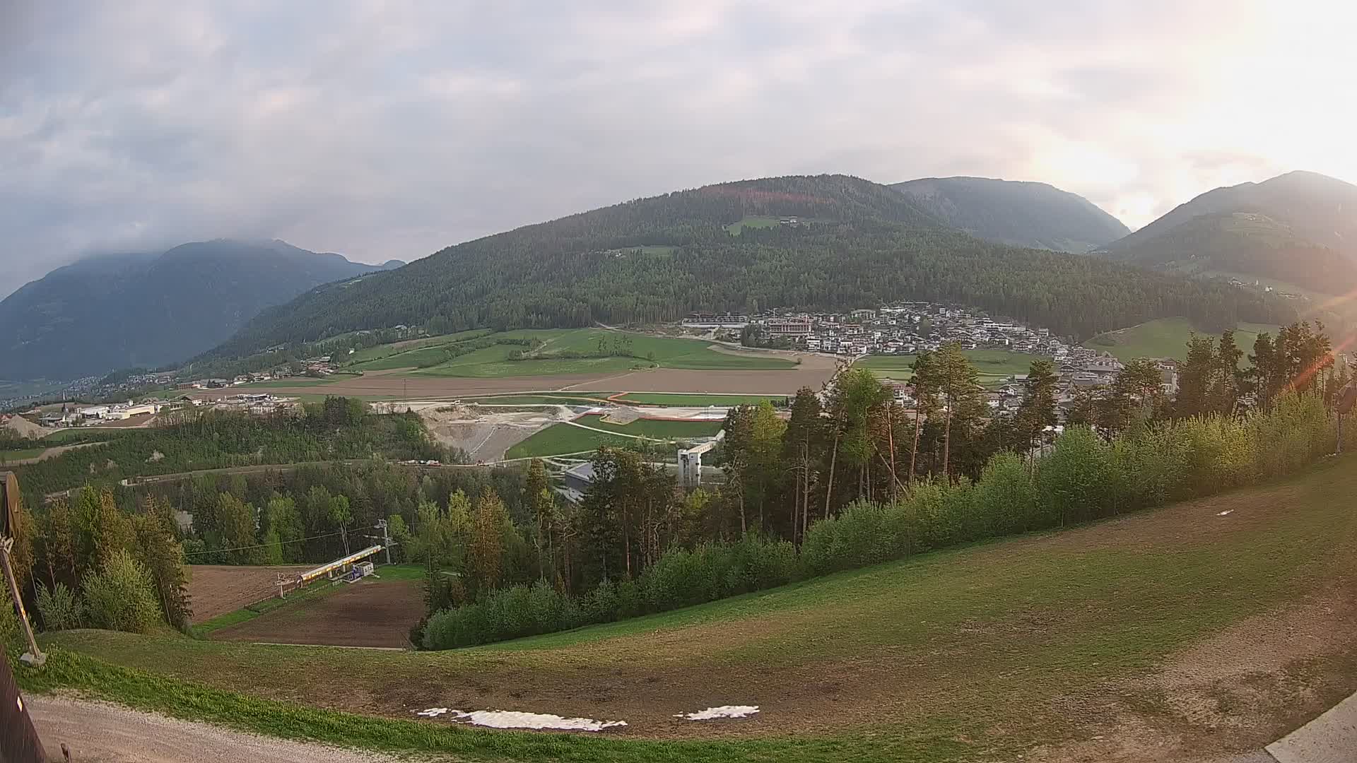 Webcam Ried – panorama su Perca / Percha – Plan de Corones