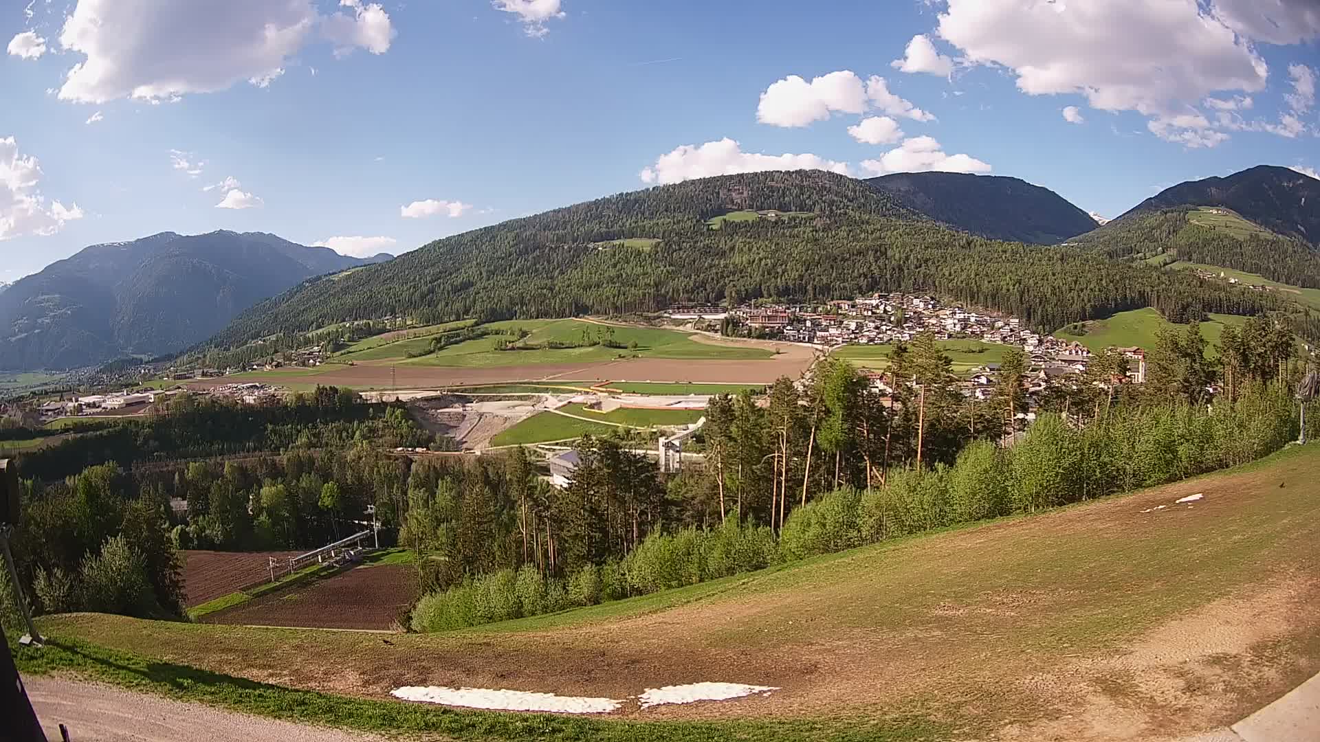 Webcam Ried – panorama su Perca / Percha – Plan de Corones