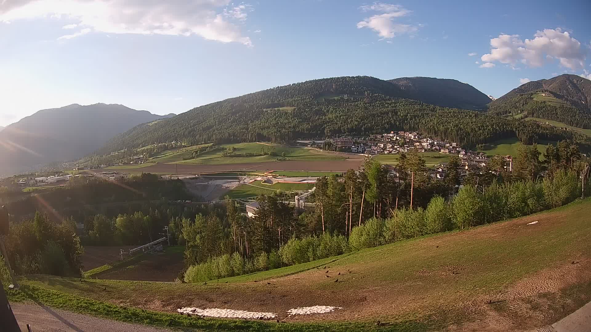 Web kamera Ried – pogled na Percha | Kronplatz
