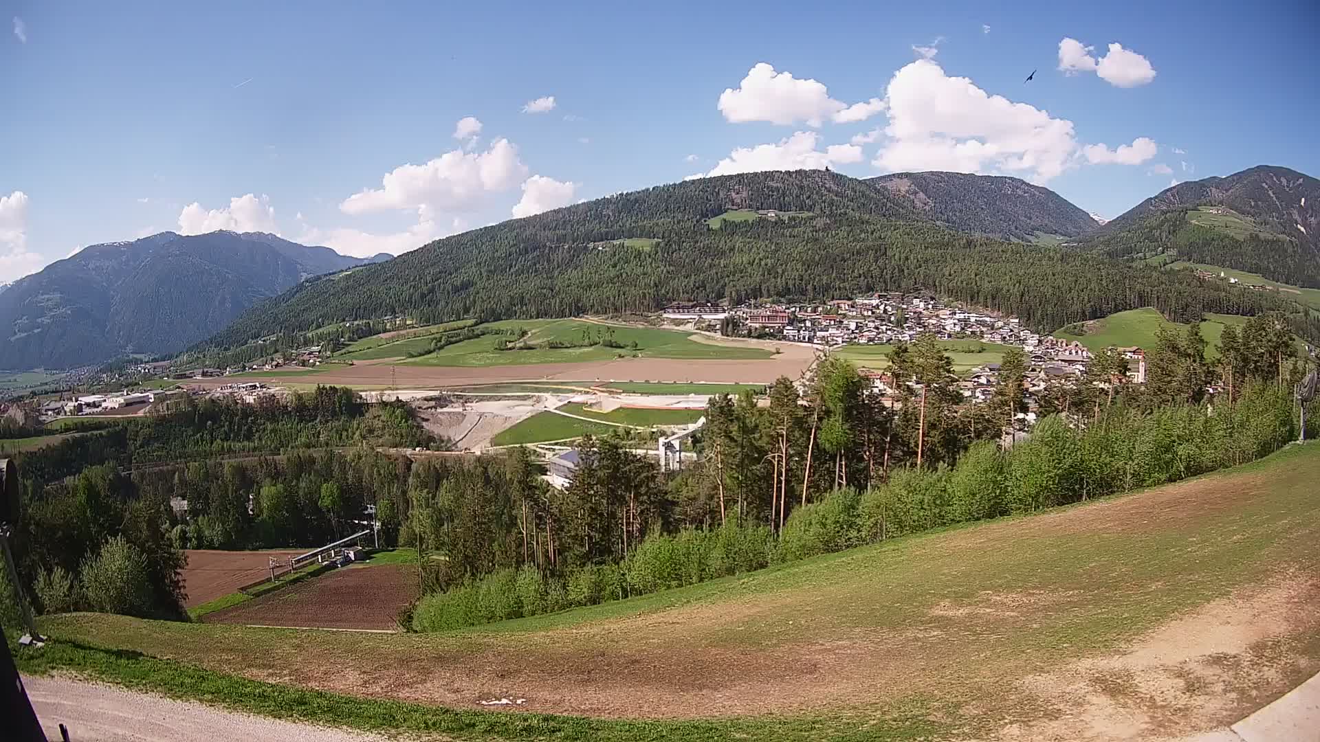 Webcam Ried – panorama su Perca / Percha – Plan de Corones
