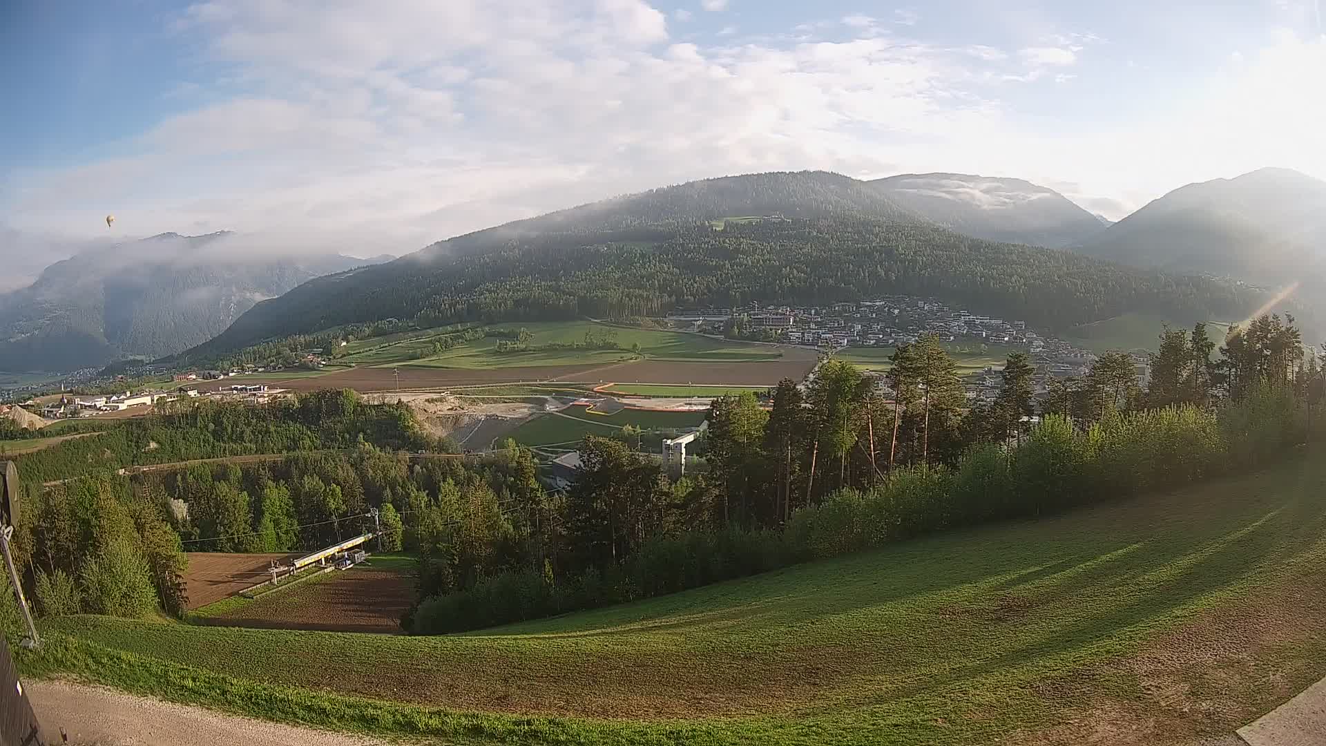 Spletna kamera Ried – Pogled na Percha | Kronplatz