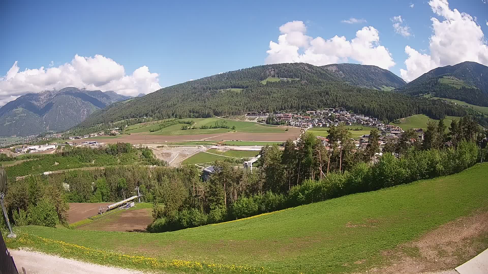 Webcam Ried – panorama su Perca / Percha – Plan de Corones
