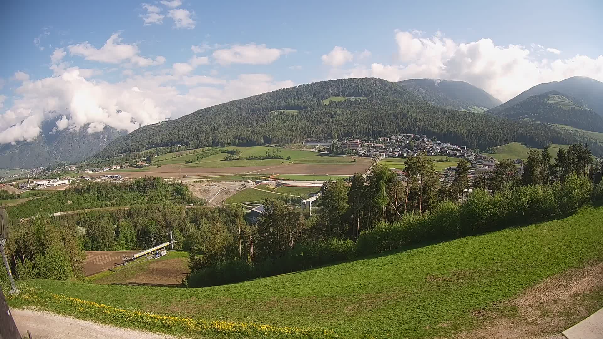 Webcam Ried – View to Percha / Perca