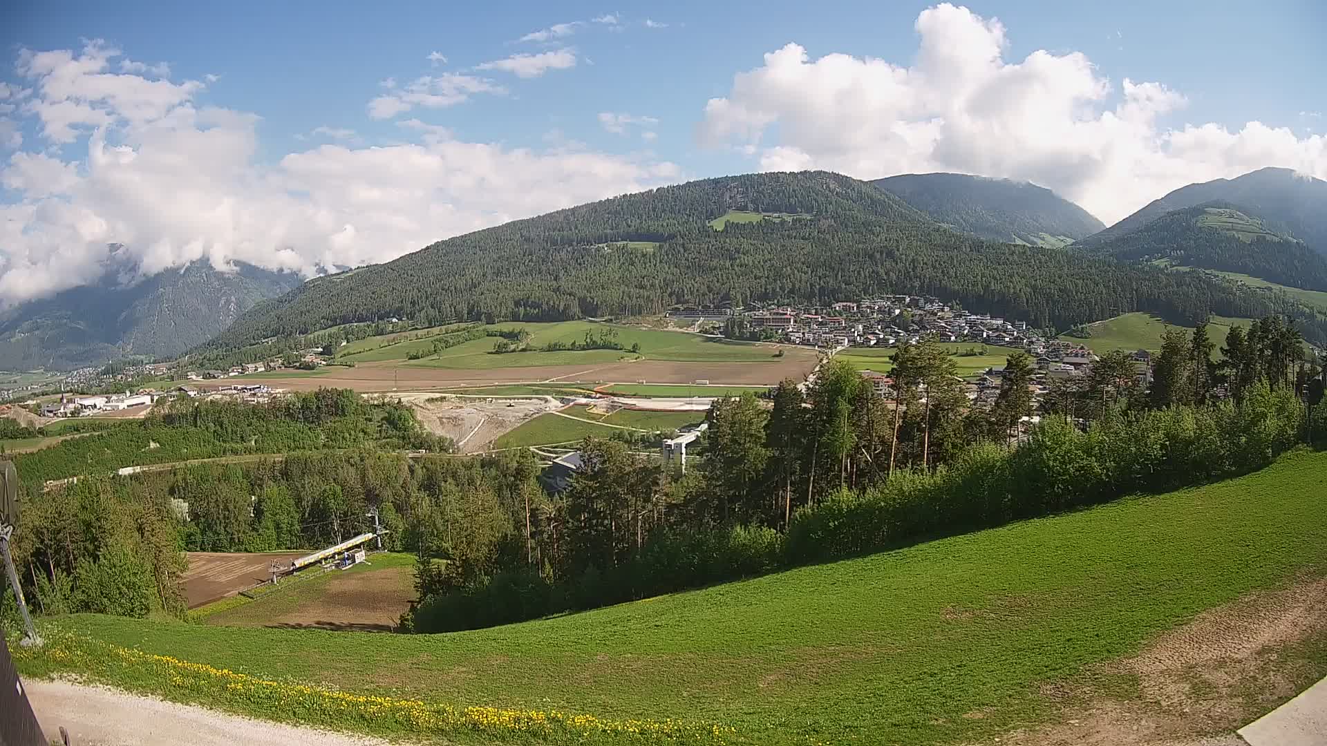 Webcam Ried – panorama su Perca / Percha – Plan de Corones