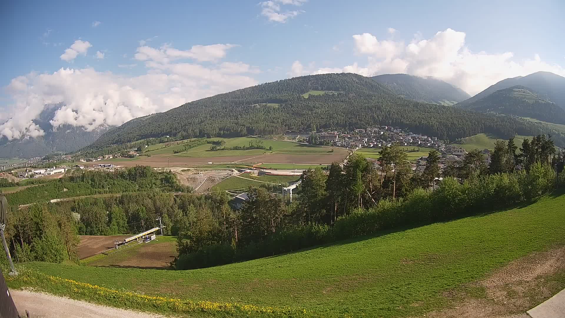 Webcam Ried – panorama su Perca / Percha – Plan de Corones