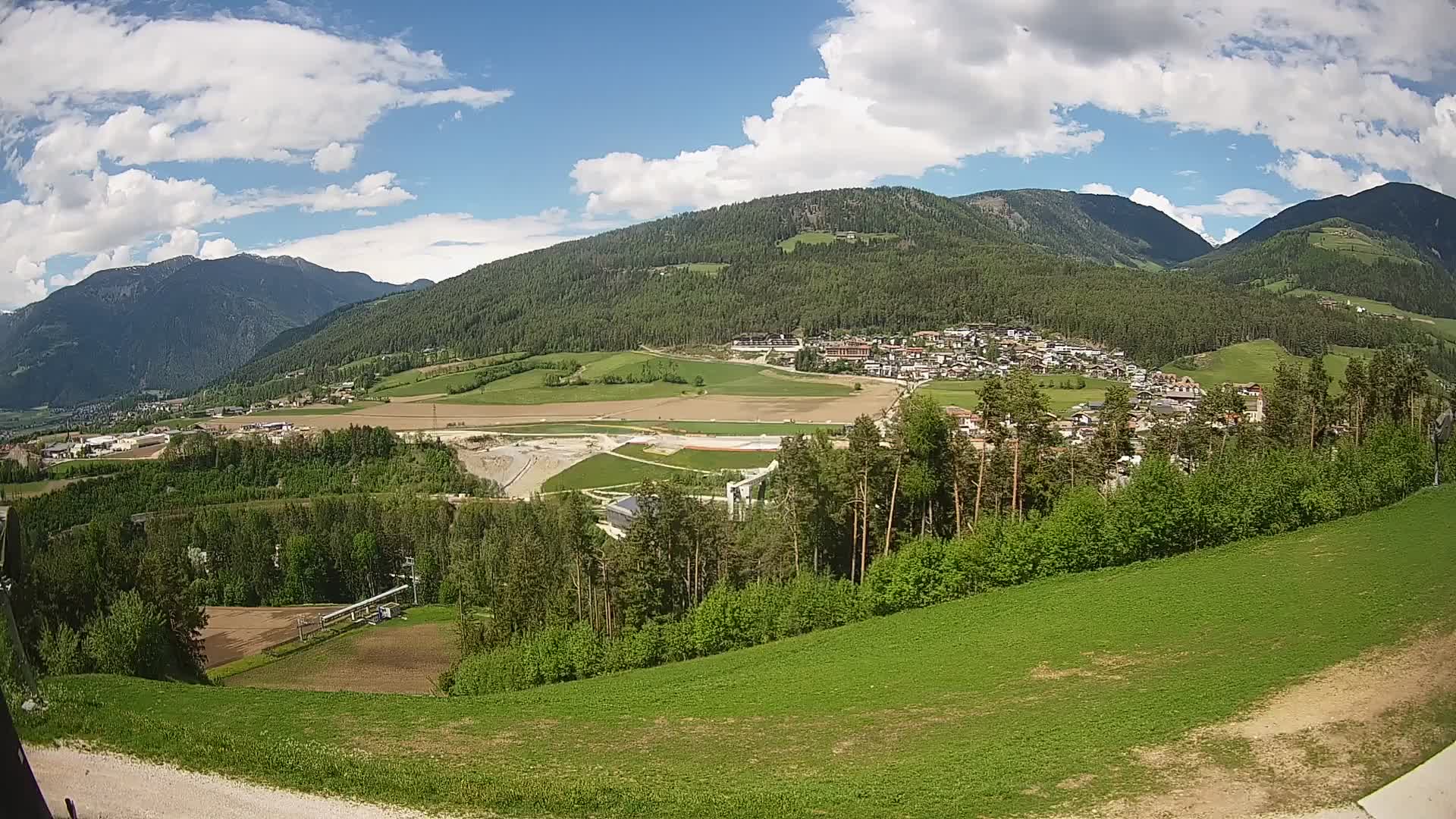 Webcam Ried – panorama su Perca / Percha – Plan de Corones