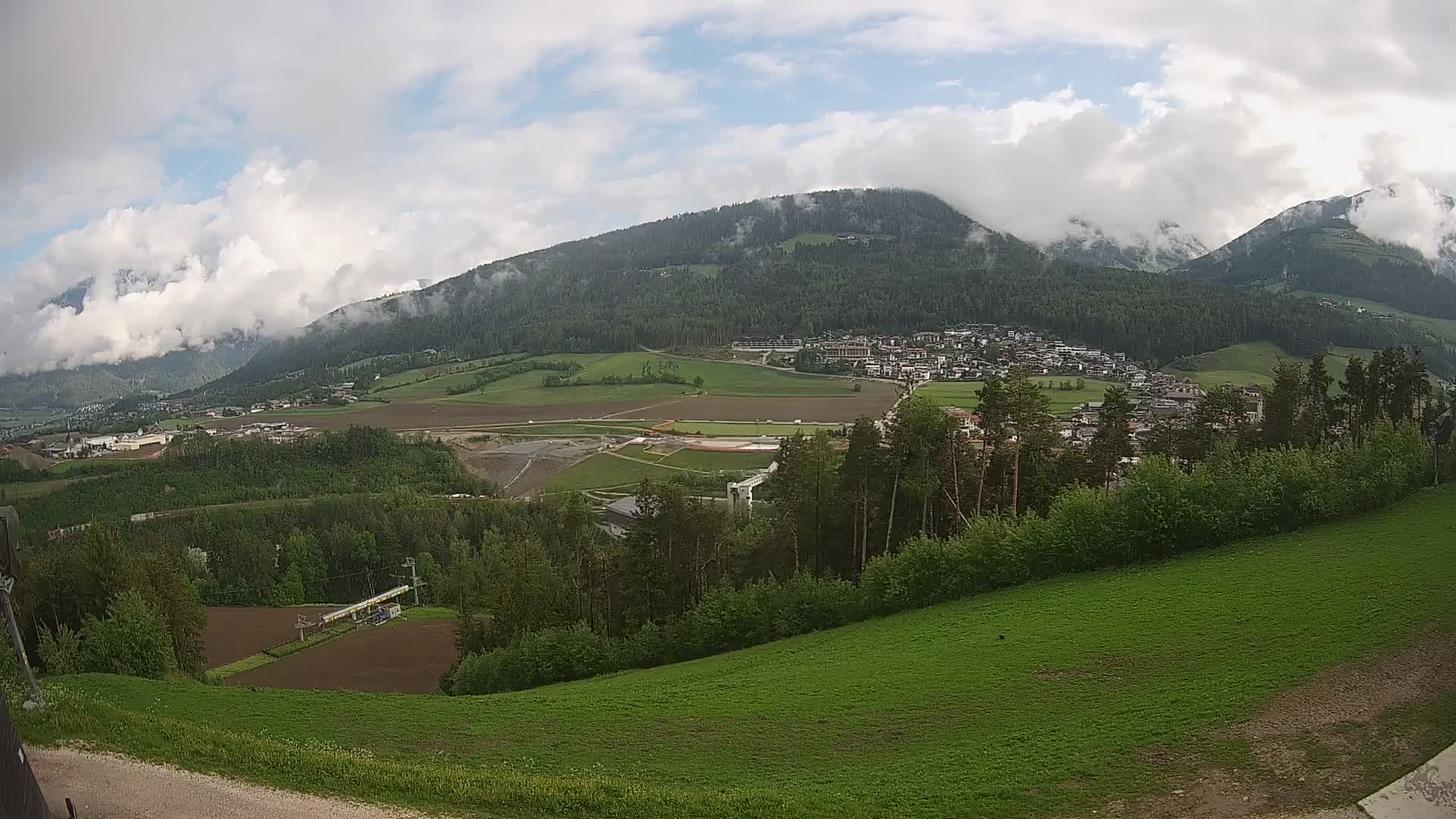 Webcam Ried – panorama su Perca / Percha – Plan de Corones