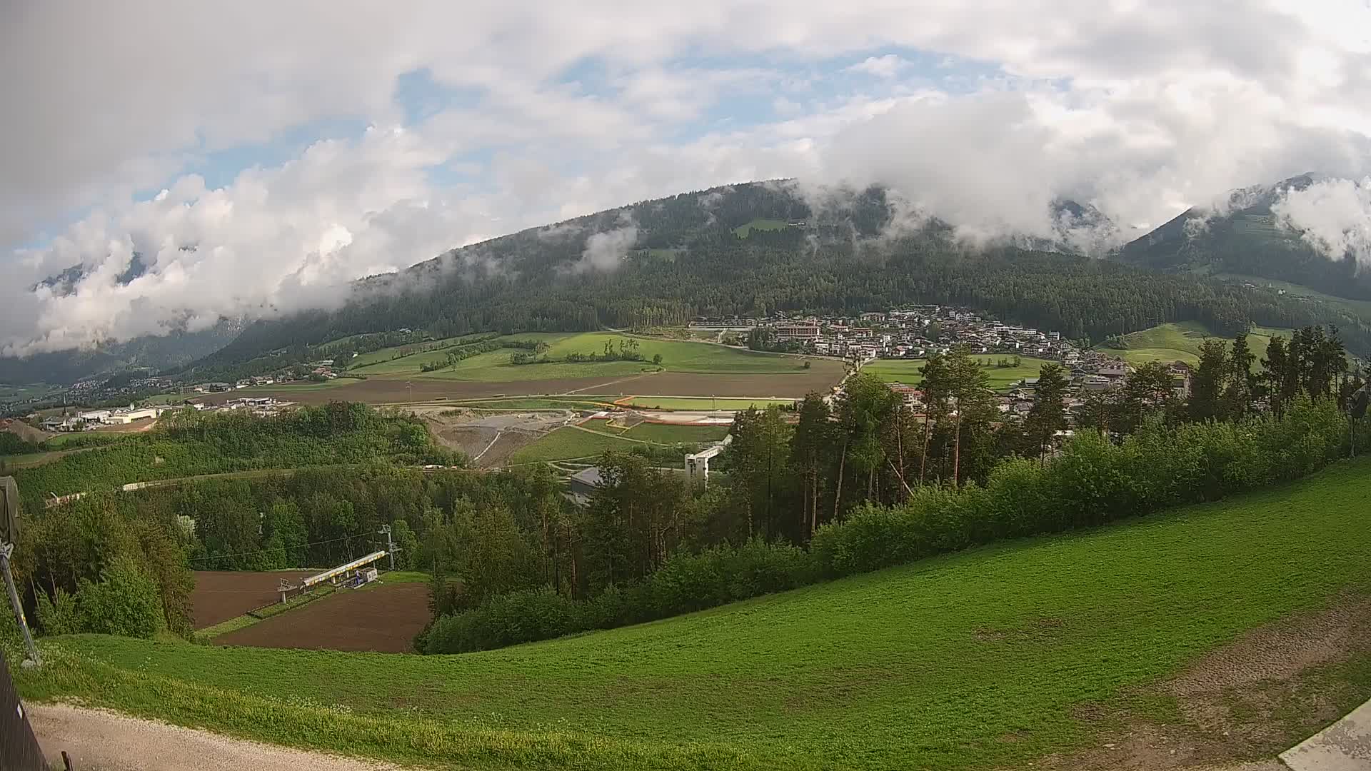 Web kamera Ried – pogled na Percha | Kronplatz