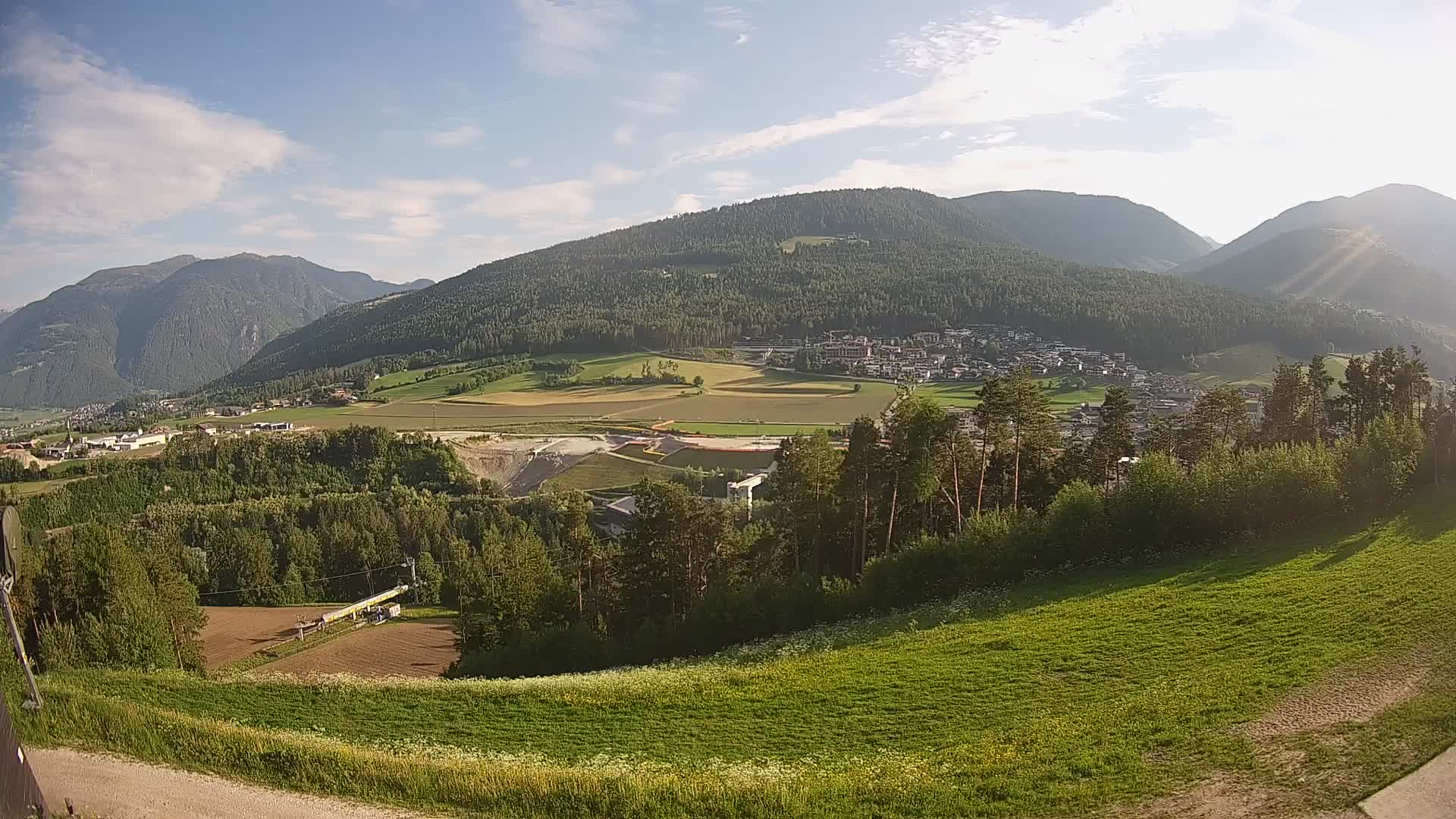 Webcam Ried – View to Percha / Perca