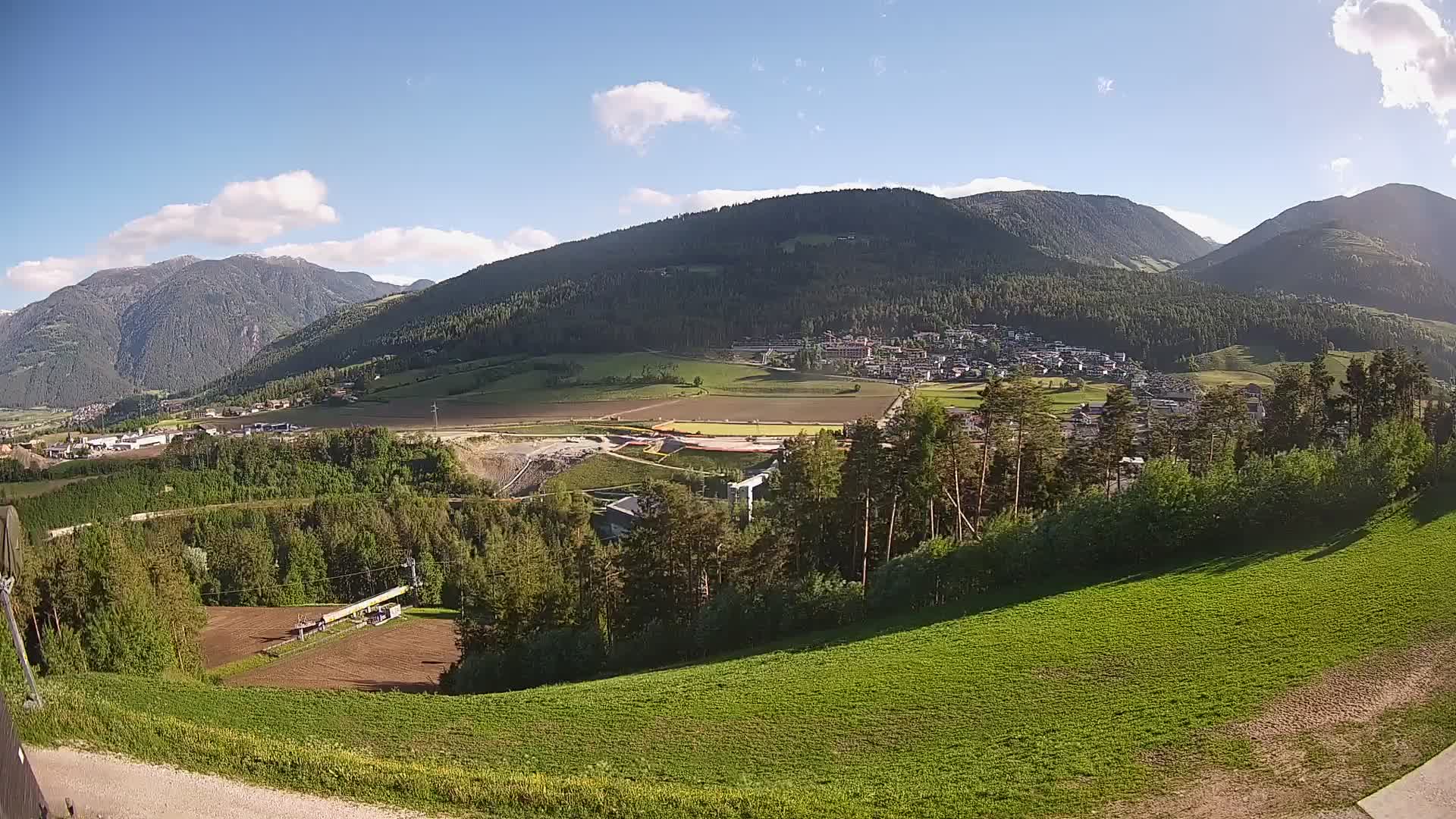Webcam Ried – panorama su Perca / Percha – Plan de Corones