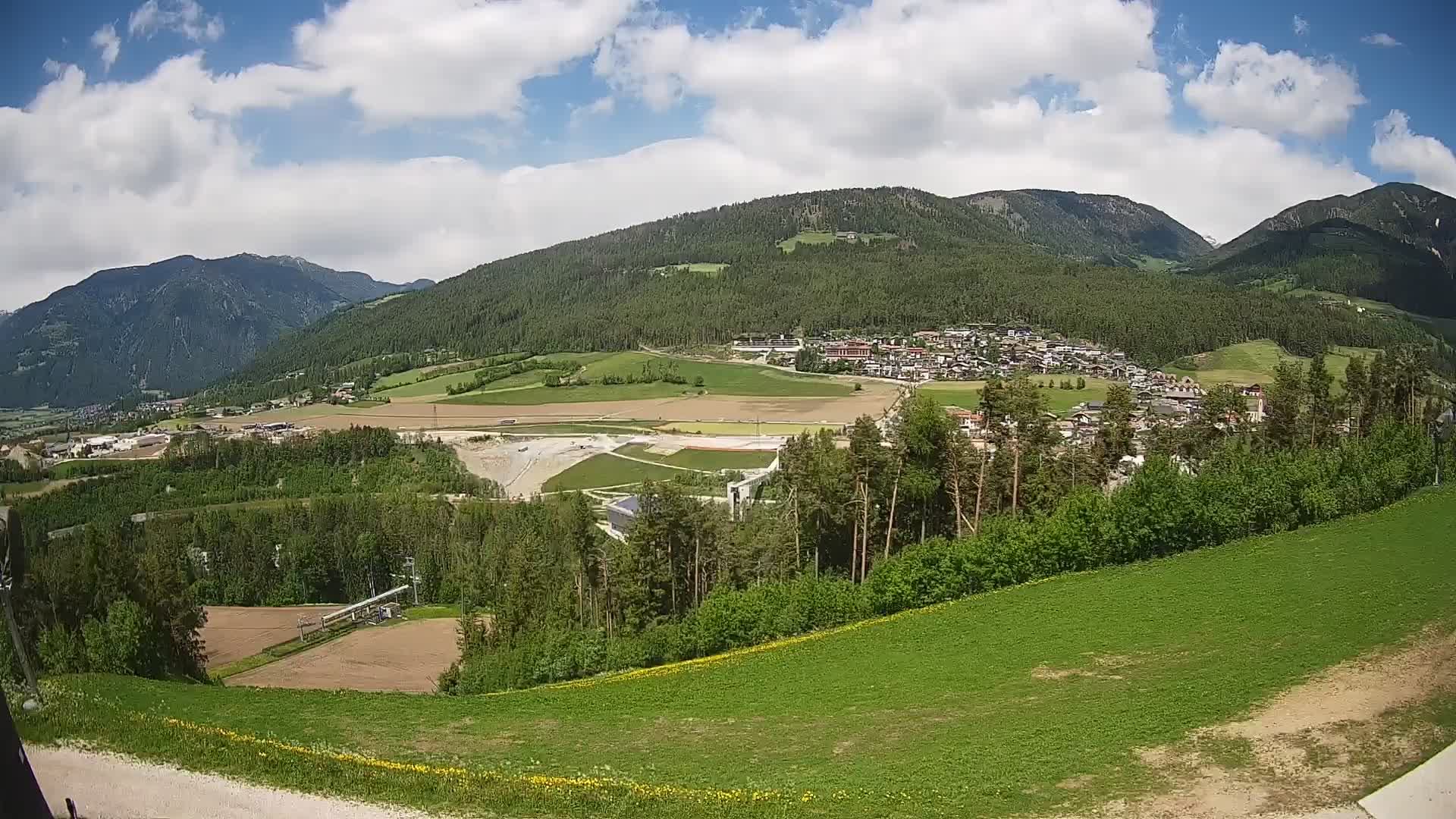 Webcam Ried – panorama su Perca / Percha – Plan de Corones