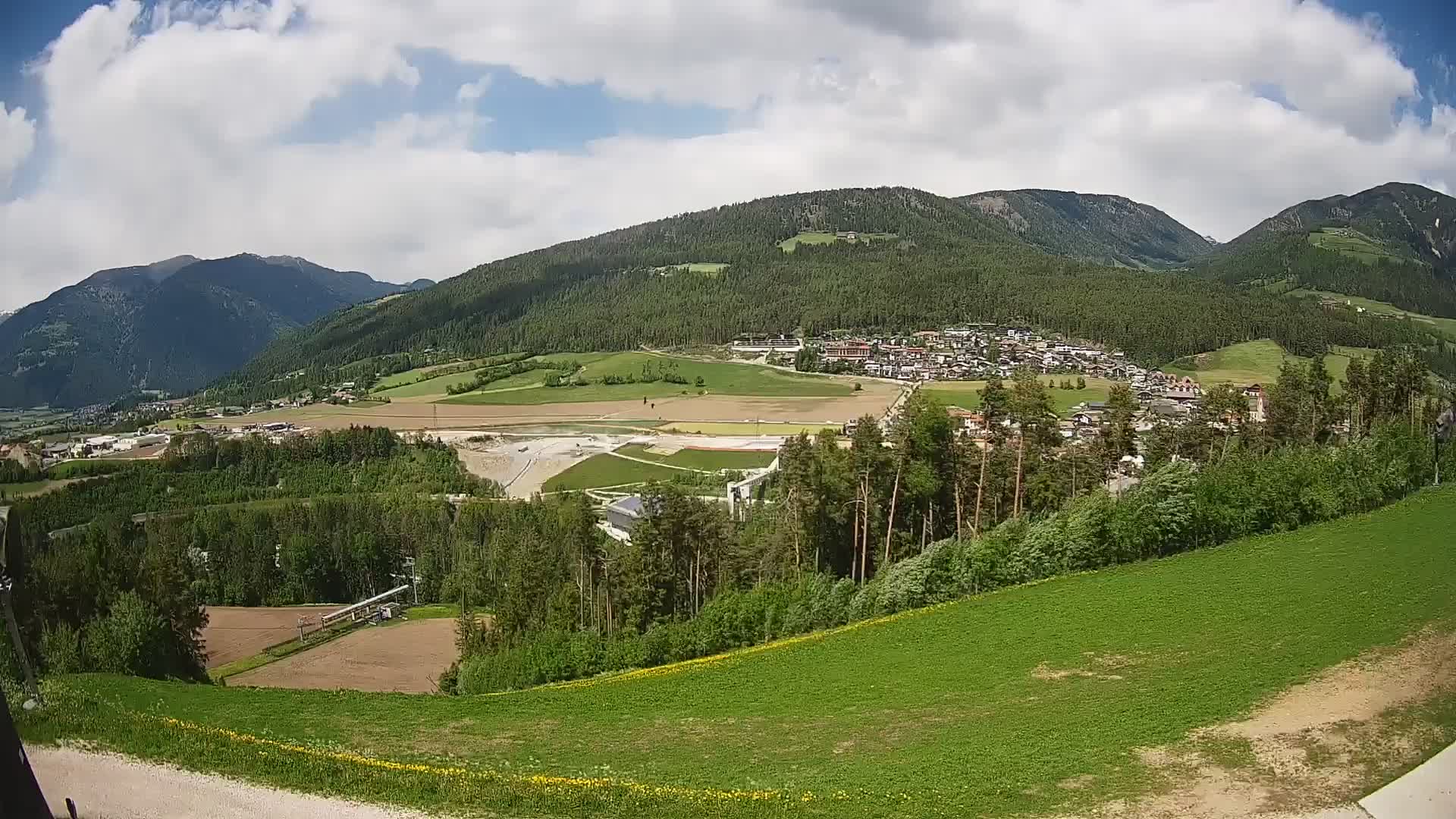Webcam Ried – panorama su Perca / Percha – Plan de Corones