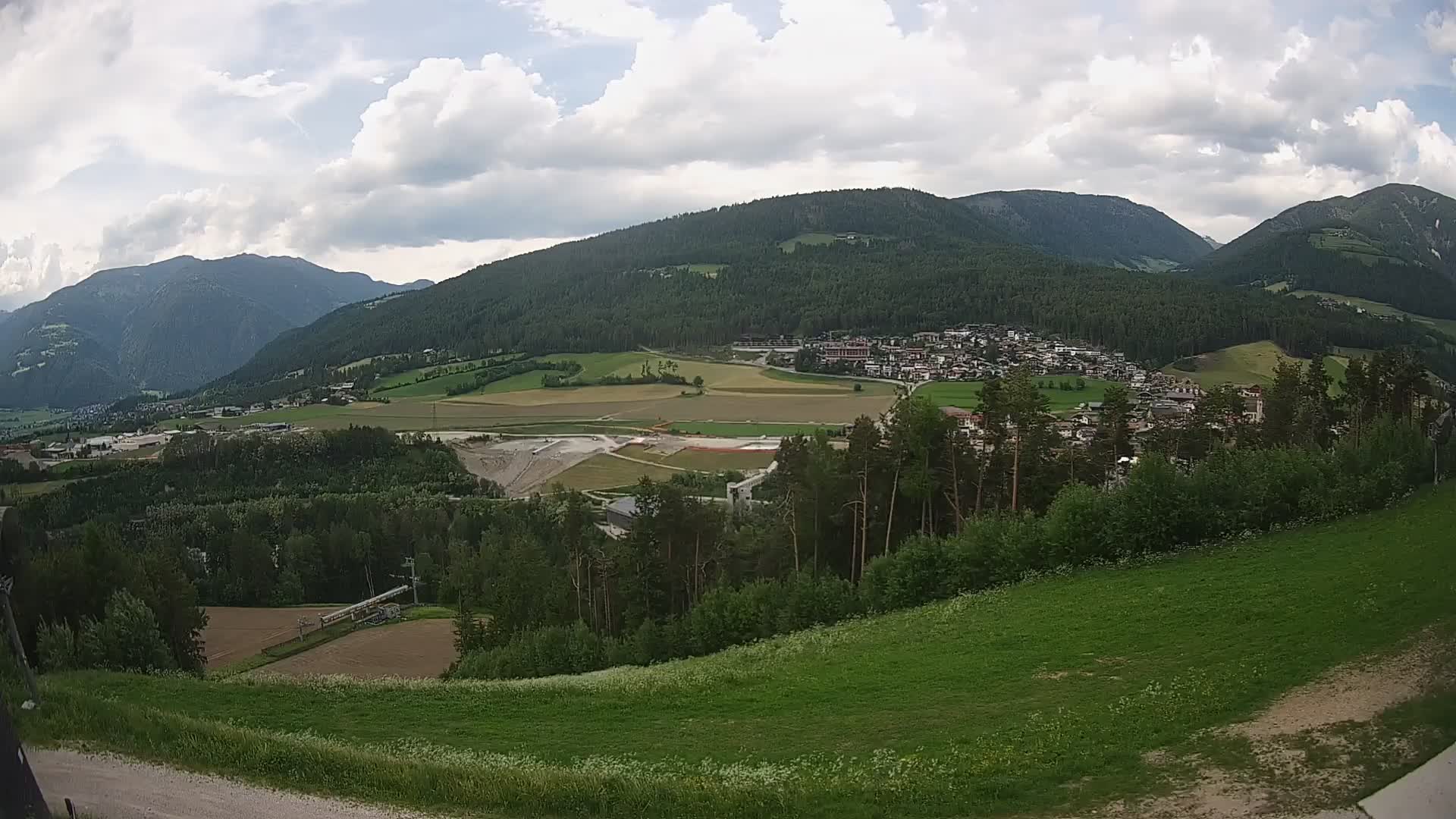 Web kamera Ried – pogled na Percha | Kronplatz