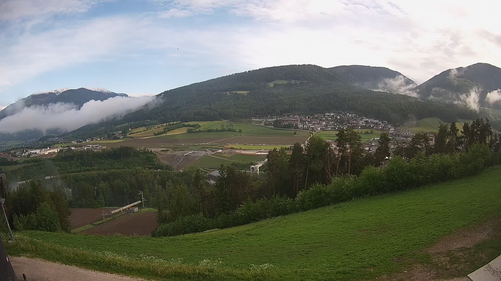 Webcam Ried – panorama su Perca / Percha – Plan de Corones