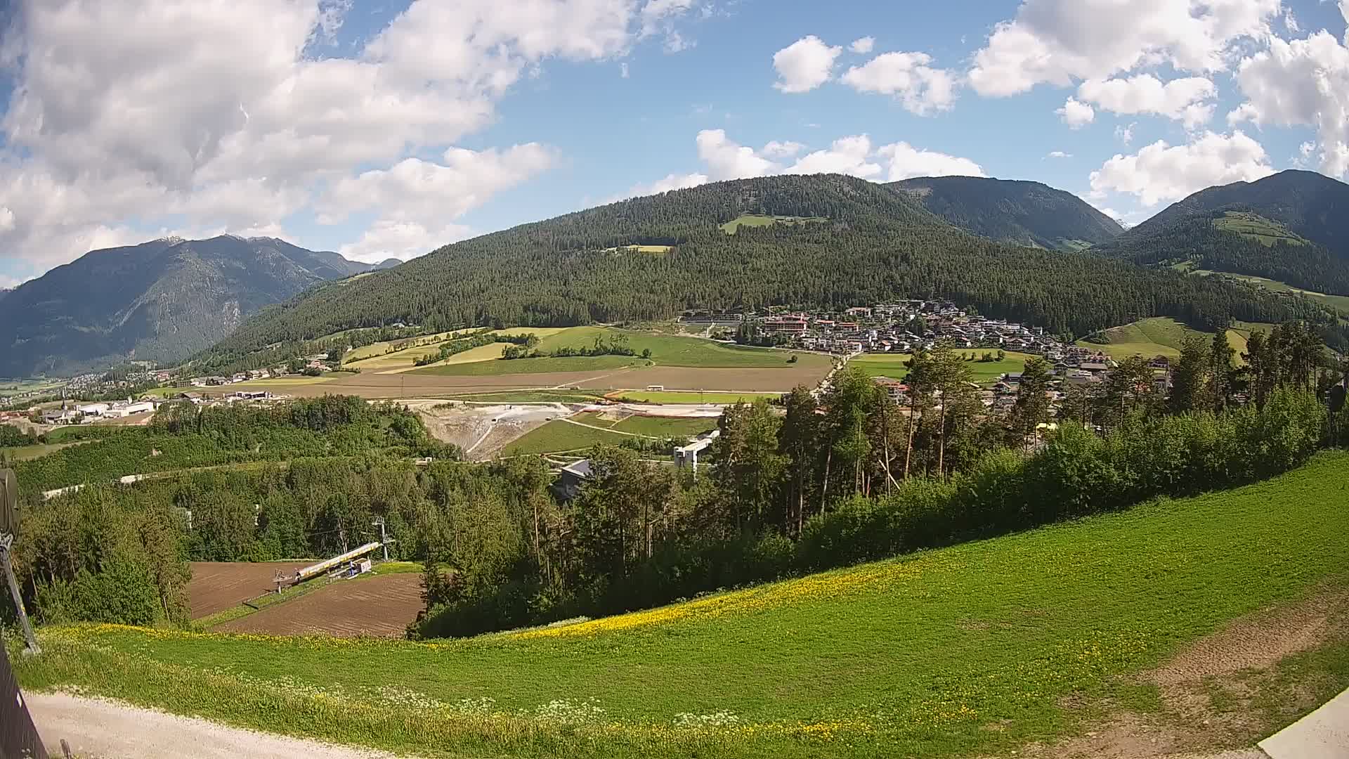 Webcam Ried – panorama su Perca / Percha – Plan de Corones