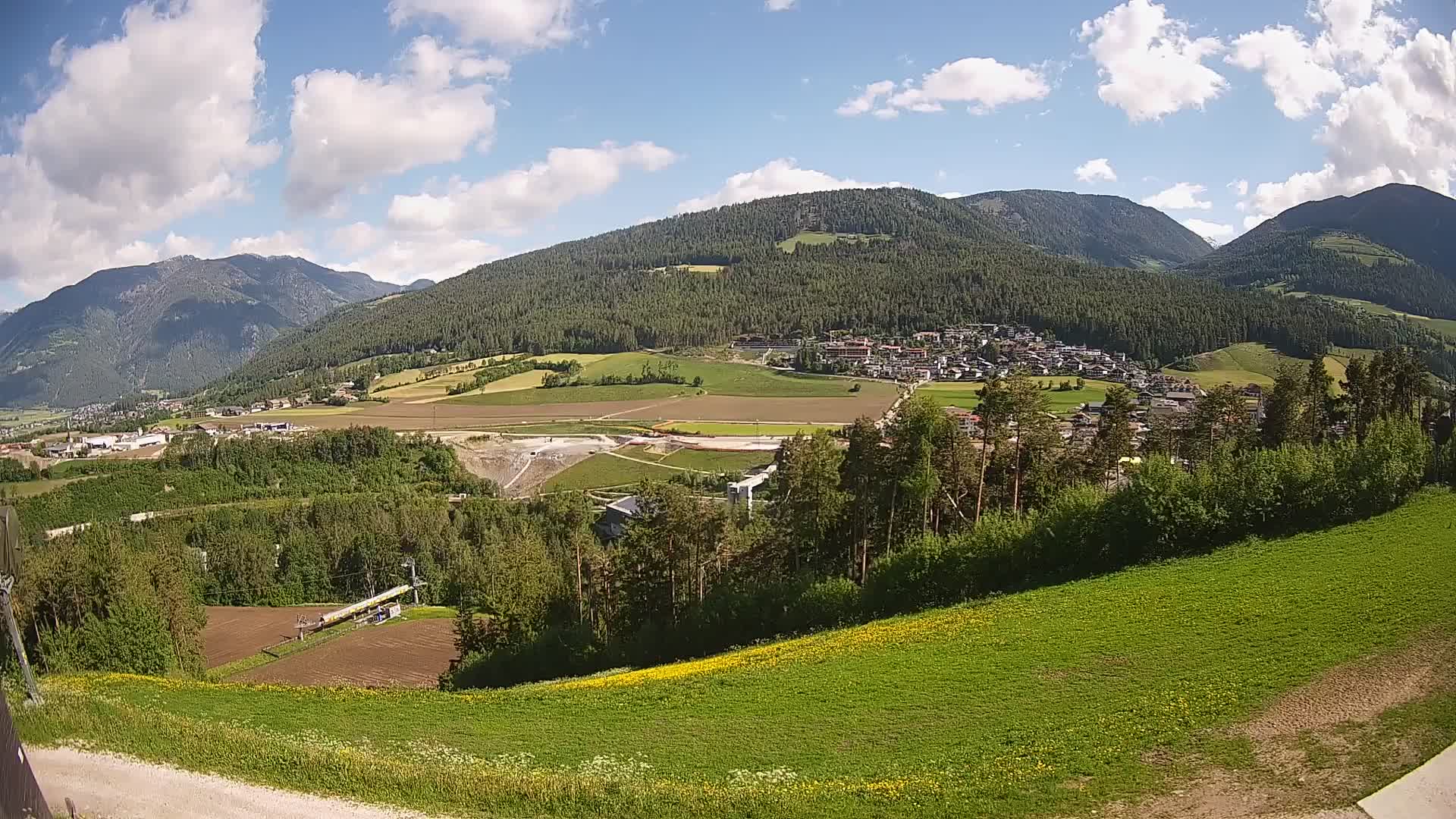 Webcam Ried – panorama su Perca / Percha – Plan de Corones